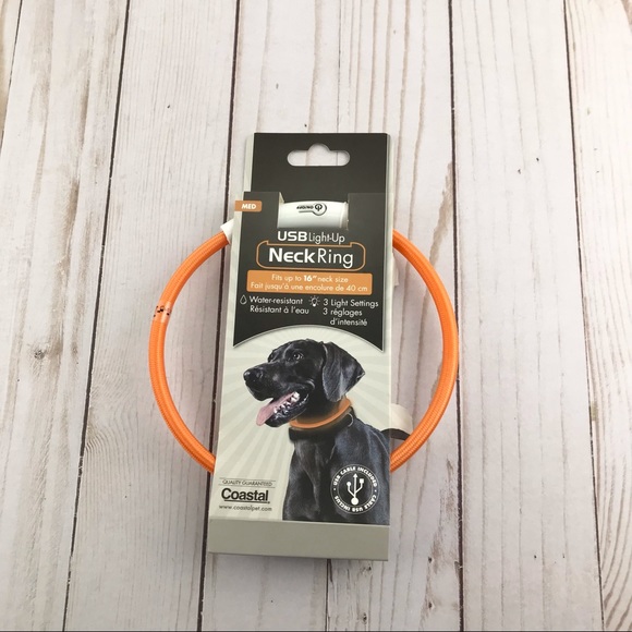 Coastal Light-up Neck Collar Ring Size M - Picture 1 of 9
